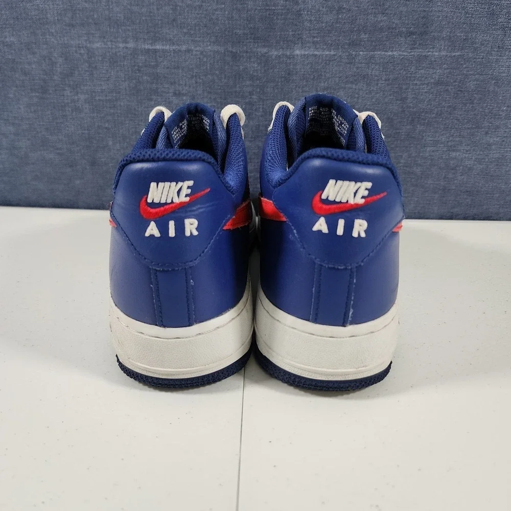 Nike Air Force 1 07' USA CZ9164-100 Red, White & Blue Mens Size 8 Sneakers Shoes - Picture 5 of 9